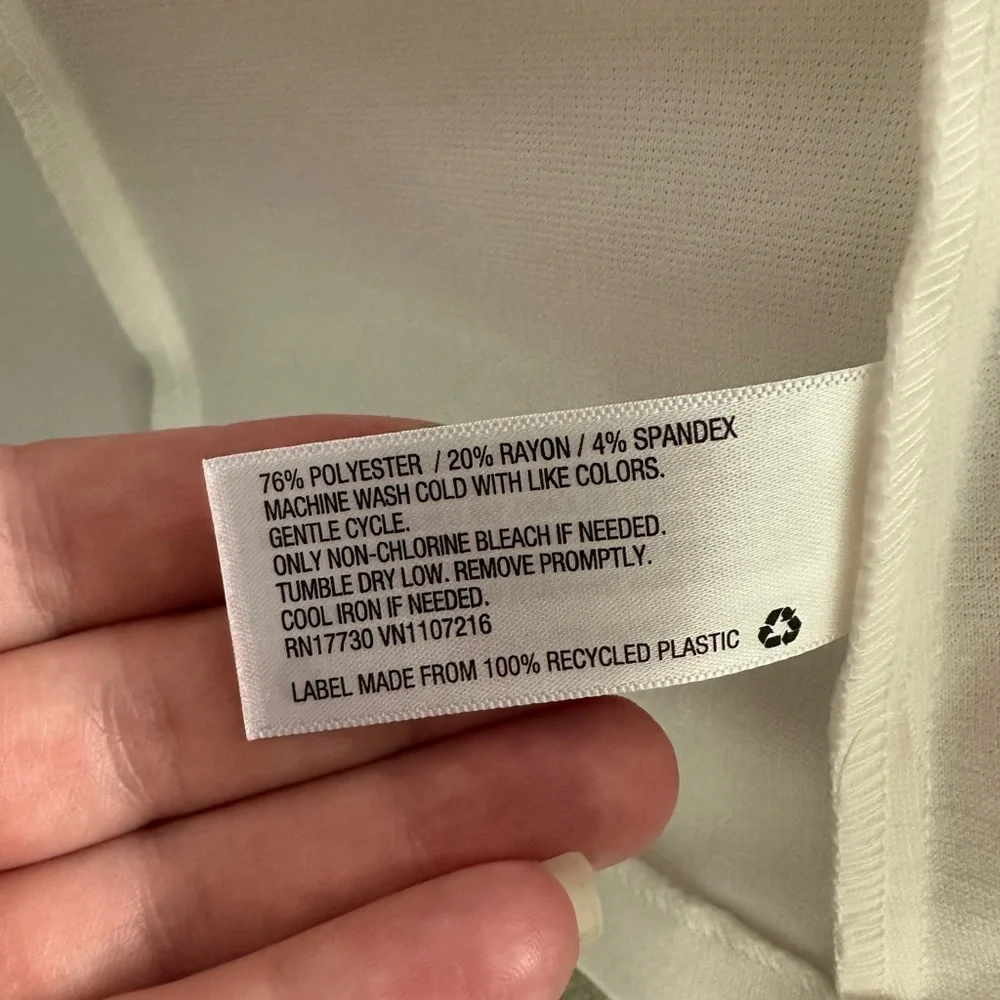 Merona White Blazer Women's Ponte Knit Summer Blazer Size Small - Picture 5 of 5